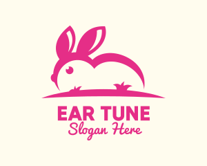 Pink Bunny Ears logo design