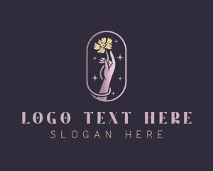 Mystical Flower Hand logo