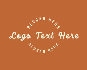 Generic Round Cursive Logo