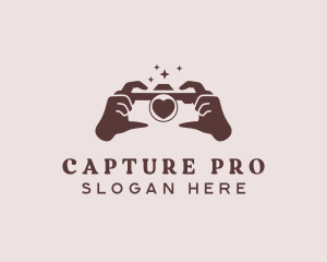 Camera Hands Photography  logo design