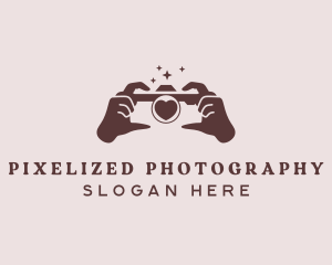 Camera Hands Photography  logo design