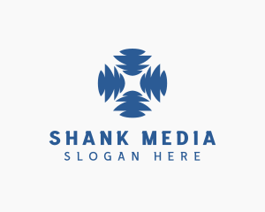 Media Network Spliced logo design