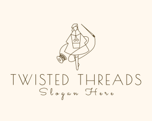 Needle Thread Seamstress logo design