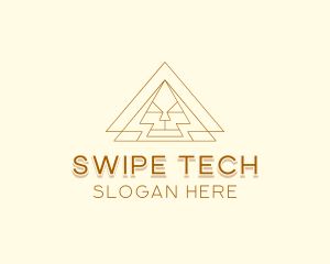 Corporate Tech Pyramid  logo design