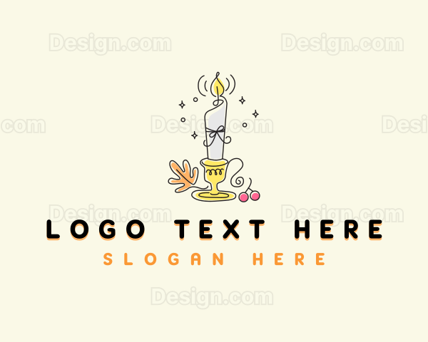 Magical Candelabra Decoration Logo