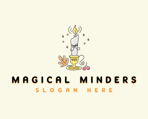 Magical Candelabra Decoration logo design