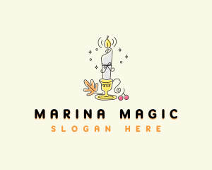 Magical Candelabra Decoration logo design