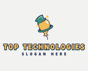 Top Hat Party Balloon logo