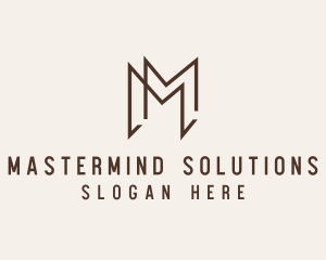 Generic Advisory Letter M  logo design