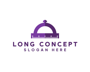 Purple Cloche Protractor logo