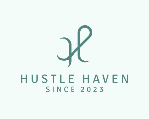 Fashion Wardrobe Business Letter H logo design