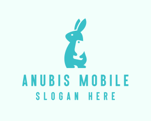 Mobile Rabbit Phone logo design