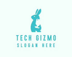 Mobile Rabbit Phone logo design