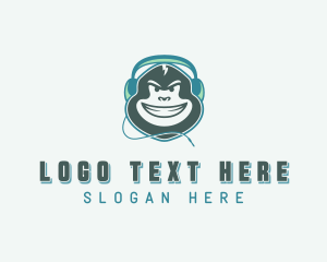 Headphones Monkey Gamer logo