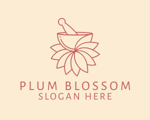 Floral Cosmetic Recipe  logo design