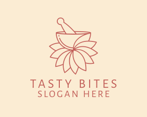 Floral Cosmetic Recipe  logo design