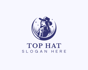 Cowgirl Hat Mexico logo design