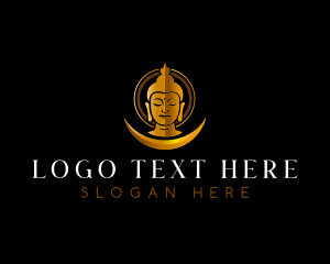 Buddha Head Religion logo