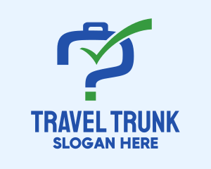 Blue Luggage Question logo