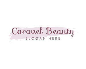 Beauty Cursive Wordmark logo design