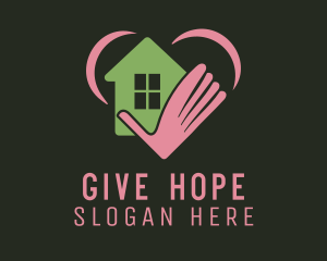 House Hand Charity logo design