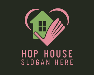 House Hand Charity logo design