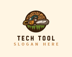 Forestry Woodcutter Tool logo