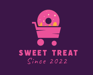 Donut Food Cart  logo design