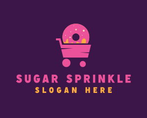 Donut Food Cart  logo design