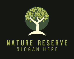 Natural Wellness Tree logo design