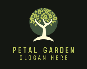 Natural Wellness Tree logo design