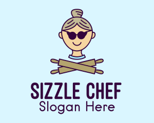 Grandma Cooking Baking logo design