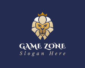 Gold Lion King Logo