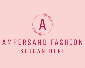 Flower Fashion Wreath logo design