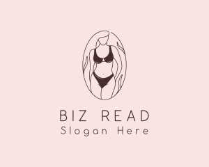 Sexy Woman Lingerie logo design