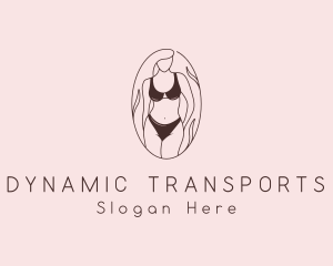 Sexy Woman Lingerie logo design