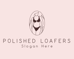 Sexy Woman Lingerie logo design