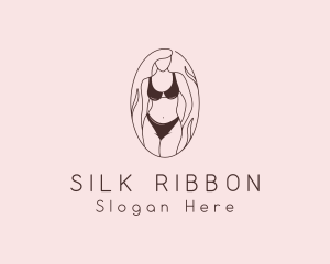 Sexy Woman Lingerie logo design