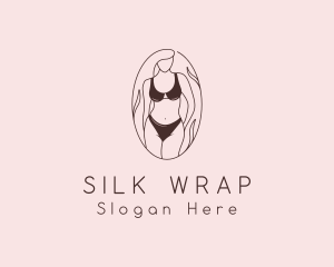 Sexy Woman Lingerie logo design