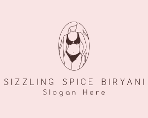 Sexy Woman Lingerie logo design