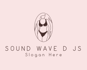 Sexy Woman Lingerie logo design