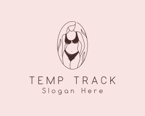 Sexy Woman Lingerie logo design