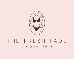 Sexy Woman Lingerie logo design