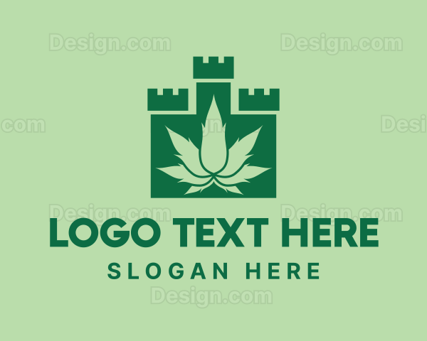 Green Cannabis Castle Logo