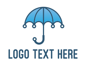 Blue Tech Umbrella  logo