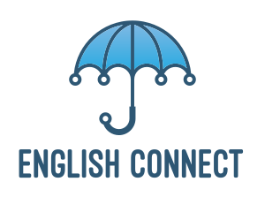 Blue Tech Umbrella  logo design