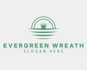 Grass Lawn Soil logo design