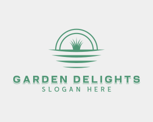 Grass Lawn Soil logo design