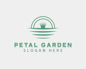 Grass Lawn Soil logo design