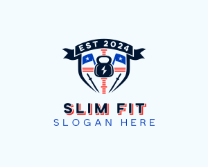 Gym Sports Weightlifting logo design